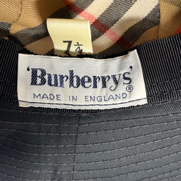 Rare Vintage Burberry Fedora 7 1/4